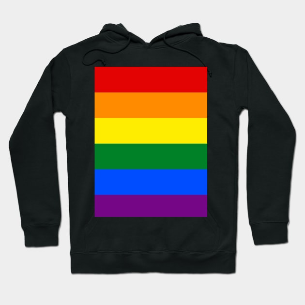 Pride rainbow flag Hoodie by valentinahramov